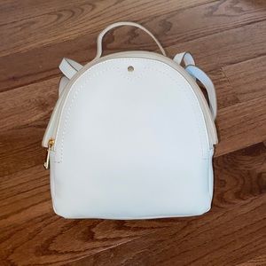 NWOT A New Day White Vegan Leather Backpack
